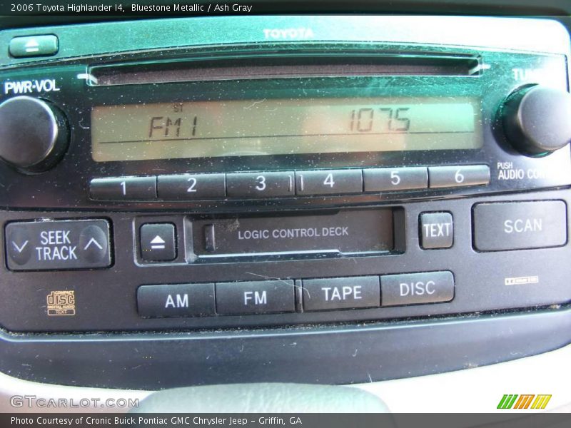 Bluestone Metallic / Ash Gray 2006 Toyota Highlander I4