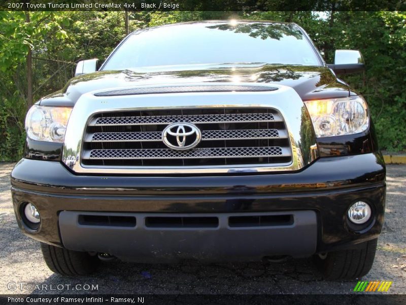Black / Beige 2007 Toyota Tundra Limited CrewMax 4x4