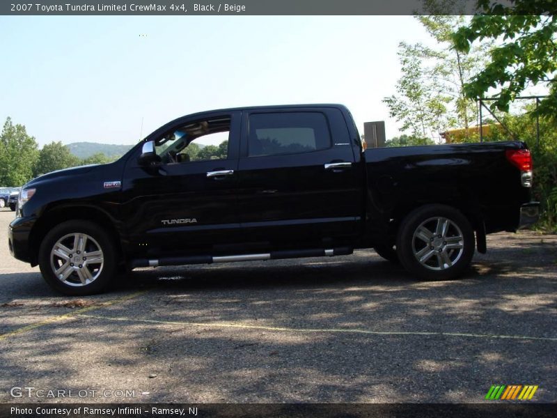 Black / Beige 2007 Toyota Tundra Limited CrewMax 4x4
