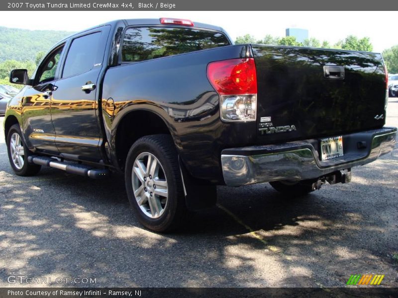 Black / Beige 2007 Toyota Tundra Limited CrewMax 4x4