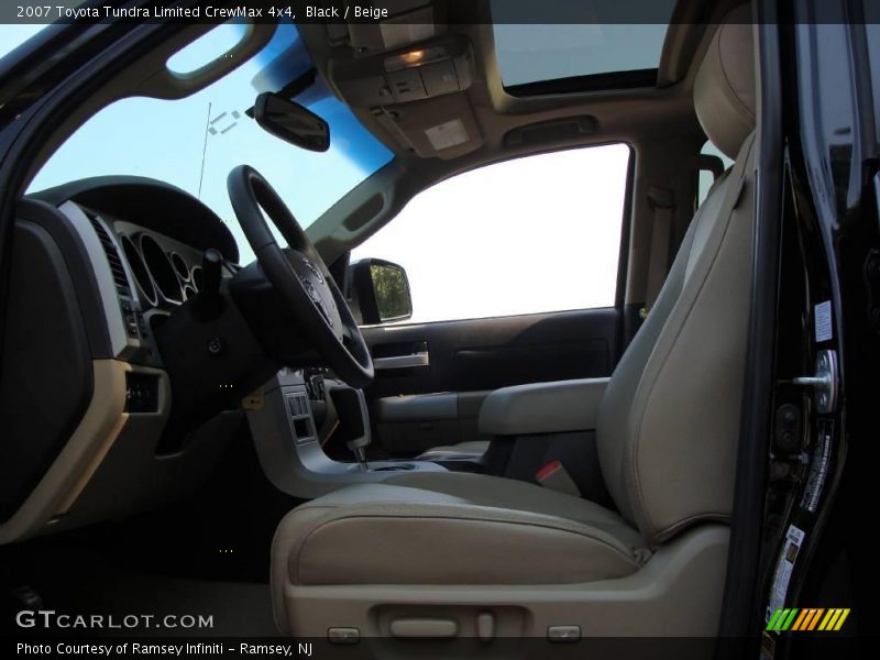 Black / Beige 2007 Toyota Tundra Limited CrewMax 4x4