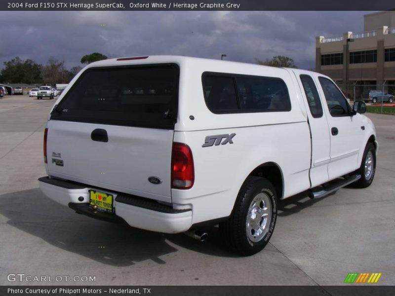 Oxford White / Heritage Graphite Grey 2004 Ford F150 STX Heritage SuperCab