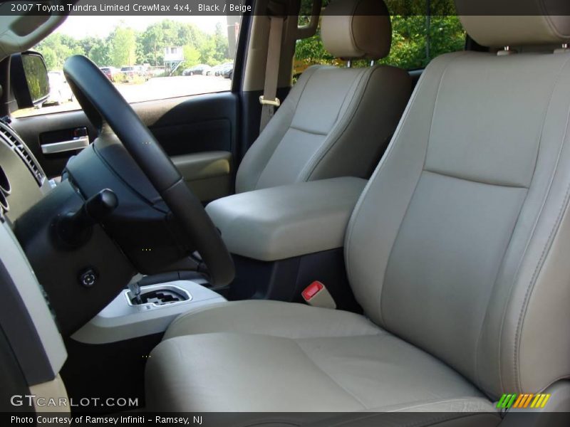 Black / Beige 2007 Toyota Tundra Limited CrewMax 4x4
