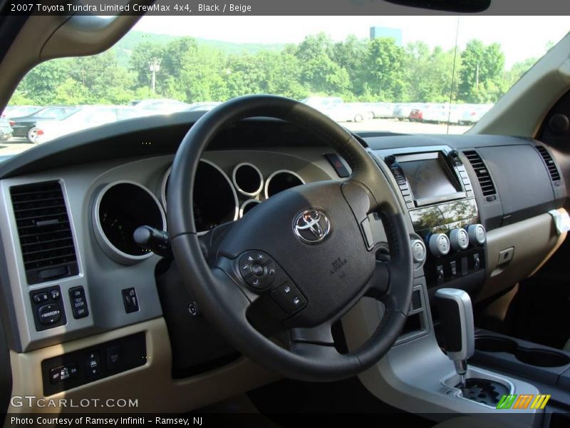 Black / Beige 2007 Toyota Tundra Limited CrewMax 4x4