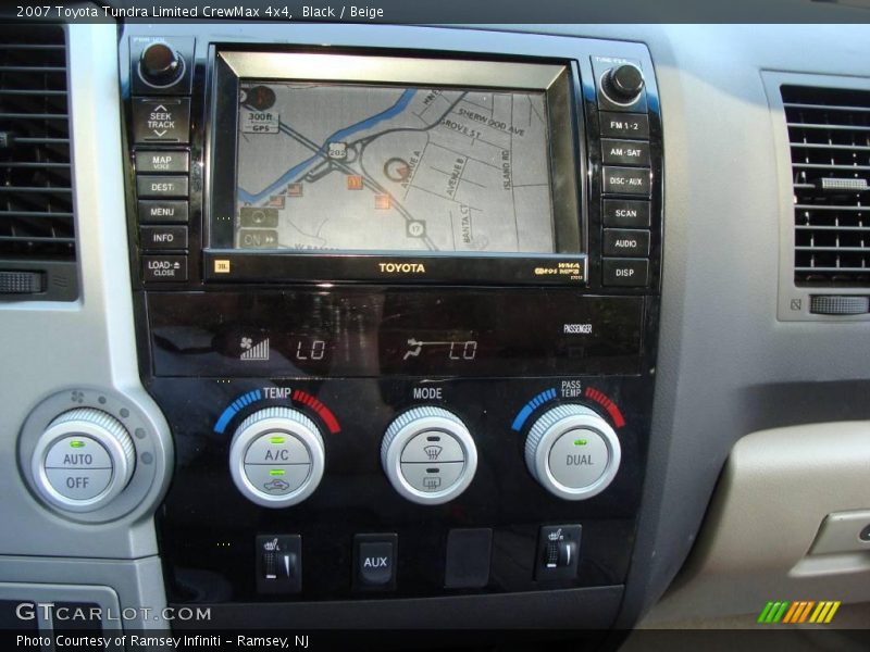 Black / Beige 2007 Toyota Tundra Limited CrewMax 4x4
