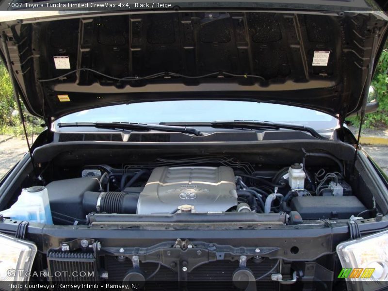 Black / Beige 2007 Toyota Tundra Limited CrewMax 4x4
