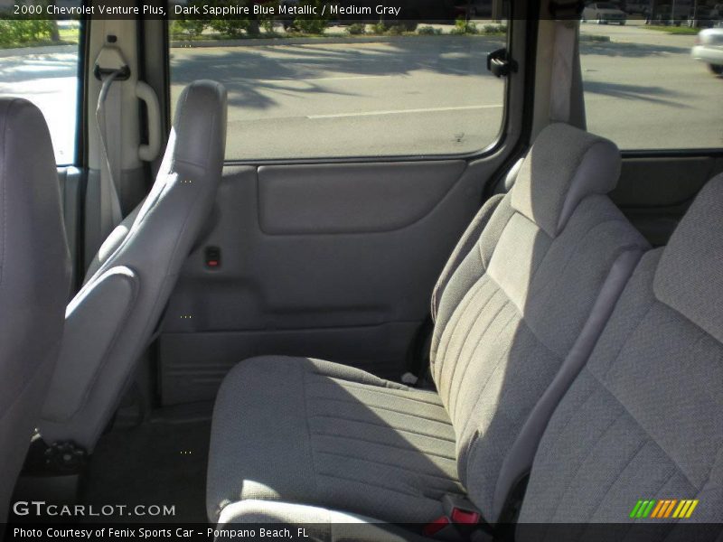 Dark Sapphire Blue Metallic / Medium Gray 2000 Chevrolet Venture Plus