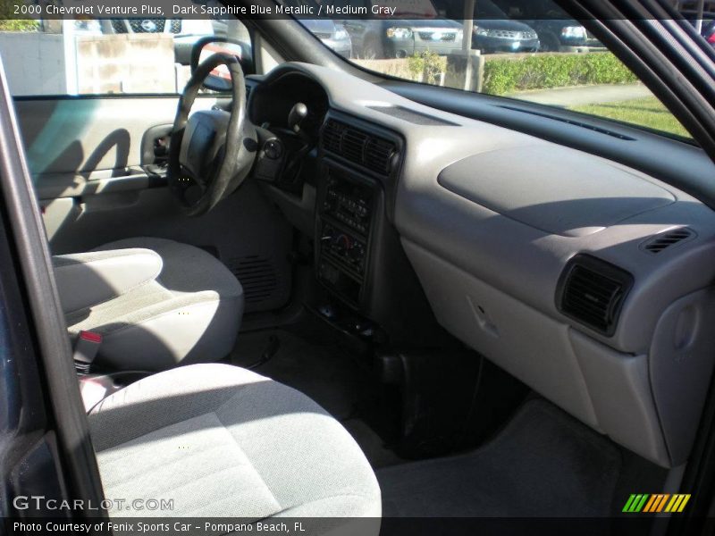 Dark Sapphire Blue Metallic / Medium Gray 2000 Chevrolet Venture Plus