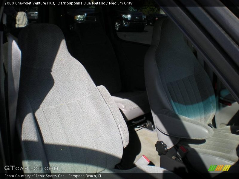 Dark Sapphire Blue Metallic / Medium Gray 2000 Chevrolet Venture Plus