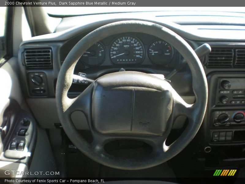 Dark Sapphire Blue Metallic / Medium Gray 2000 Chevrolet Venture Plus