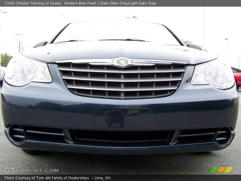 Modern Blue Pearl / Dark Slate Gray/Light Slate Gray 2008 Chrysler Sebring LX Sedan