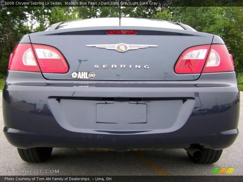 Modern Blue Pearl / Dark Slate Gray/Light Slate Gray 2008 Chrysler Sebring LX Sedan