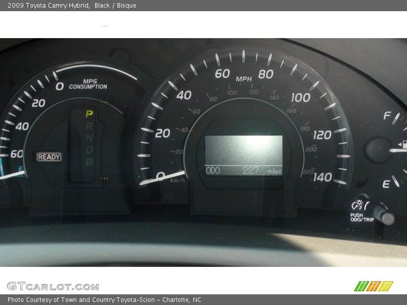 Black / Bisque 2009 Toyota Camry Hybrid