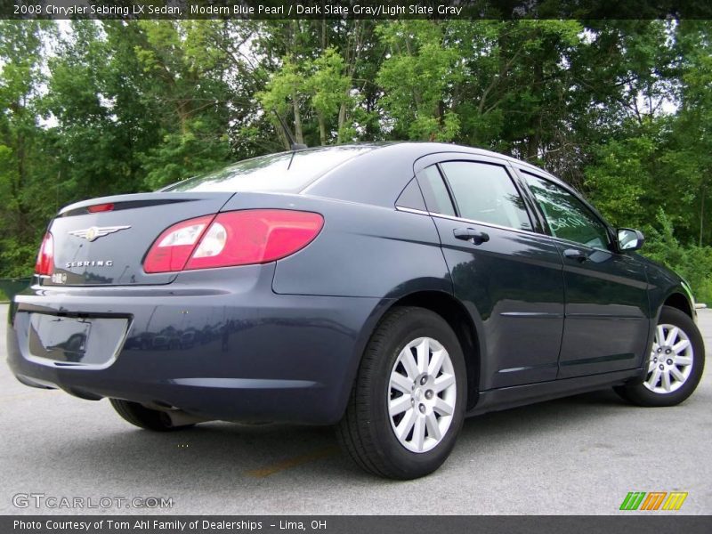 Modern Blue Pearl / Dark Slate Gray/Light Slate Gray 2008 Chrysler Sebring LX Sedan