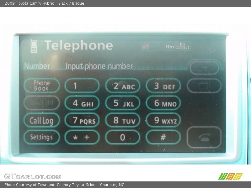 Black / Bisque 2009 Toyota Camry Hybrid