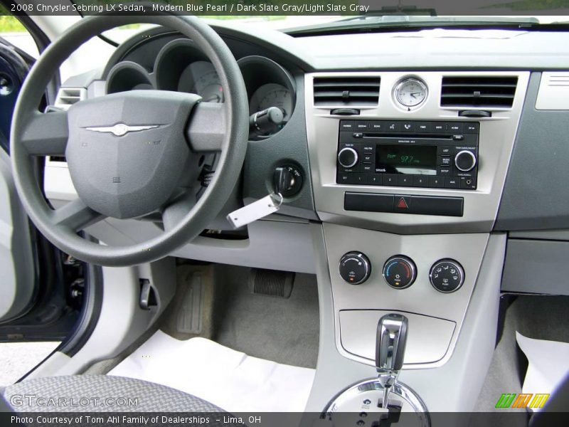 Modern Blue Pearl / Dark Slate Gray/Light Slate Gray 2008 Chrysler Sebring LX Sedan