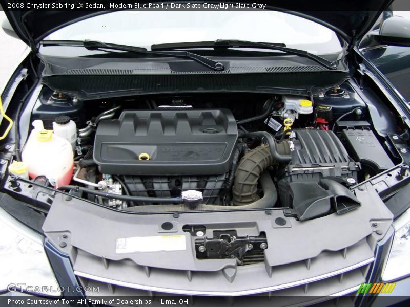 Modern Blue Pearl / Dark Slate Gray/Light Slate Gray 2008 Chrysler Sebring LX Sedan