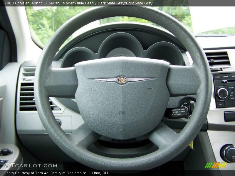 Modern Blue Pearl / Dark Slate Gray/Light Slate Gray 2008 Chrysler Sebring LX Sedan