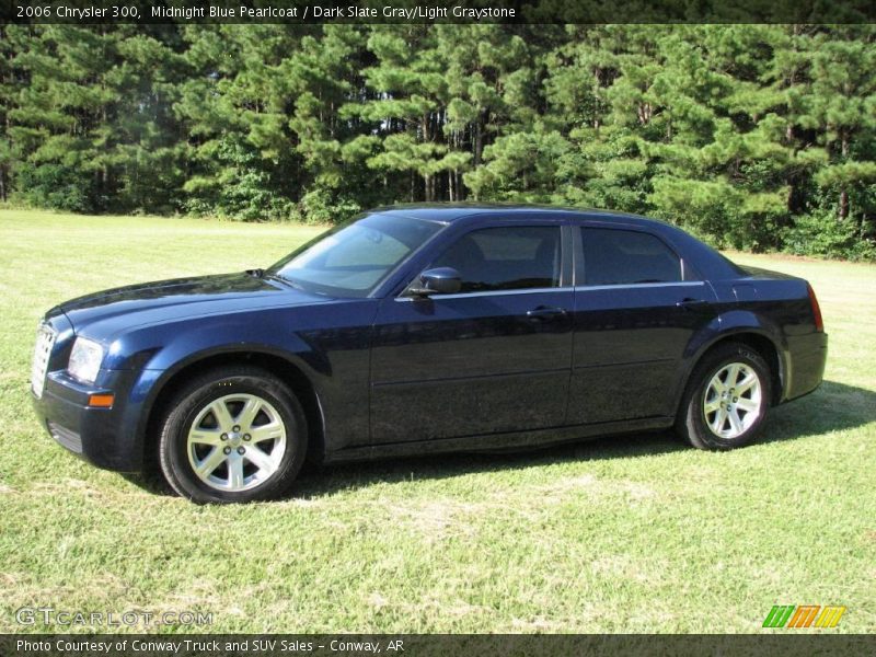 Midnight Blue Pearlcoat / Dark Slate Gray/Light Graystone 2006 Chrysler 300