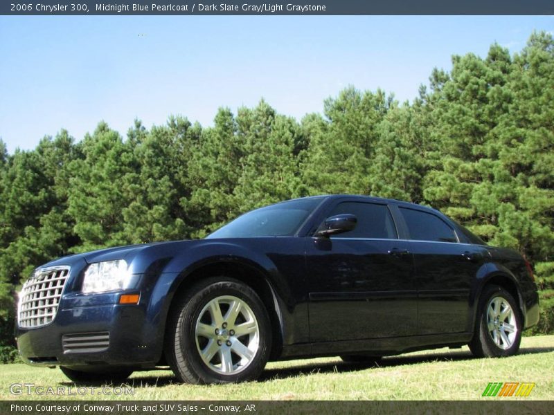 Midnight Blue Pearlcoat / Dark Slate Gray/Light Graystone 2006 Chrysler 300