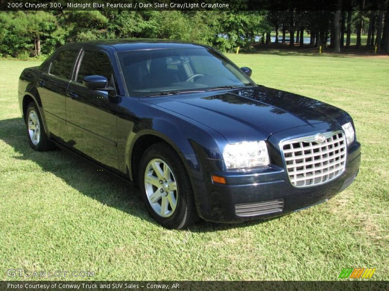 Midnight Blue Pearlcoat / Dark Slate Gray/Light Graystone 2006 Chrysler 300