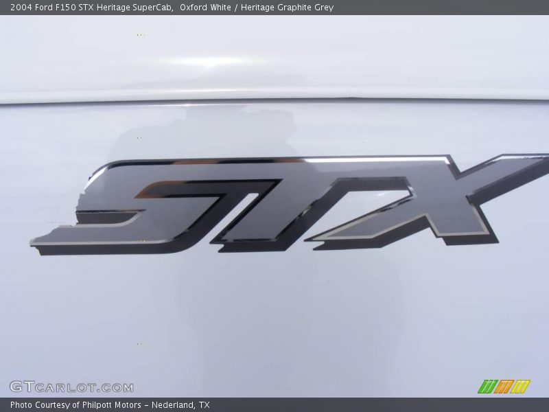 Oxford White / Heritage Graphite Grey 2004 Ford F150 STX Heritage SuperCab