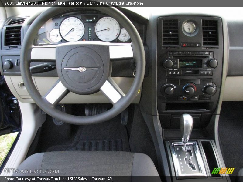 Midnight Blue Pearlcoat / Dark Slate Gray/Light Graystone 2006 Chrysler 300