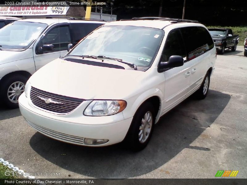 Stone White / Taupe 2003 Chrysler Town & Country LXi