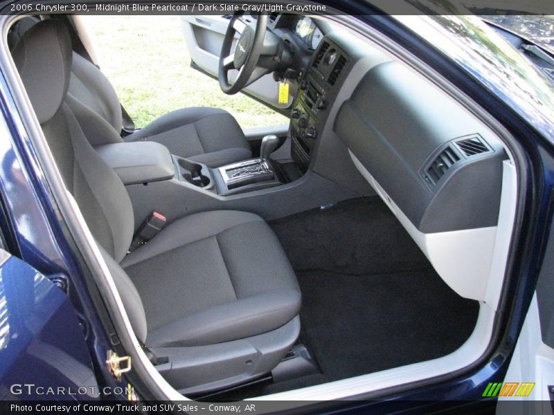 Midnight Blue Pearlcoat / Dark Slate Gray/Light Graystone 2006 Chrysler 300