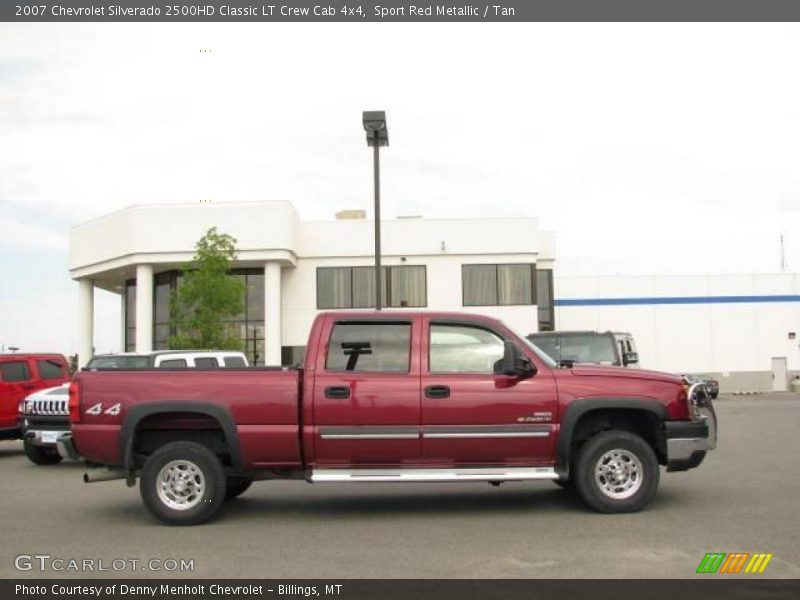 Sport Red Metallic / Tan 2007 Chevrolet Silverado 2500HD Classic LT Crew Cab 4x4
