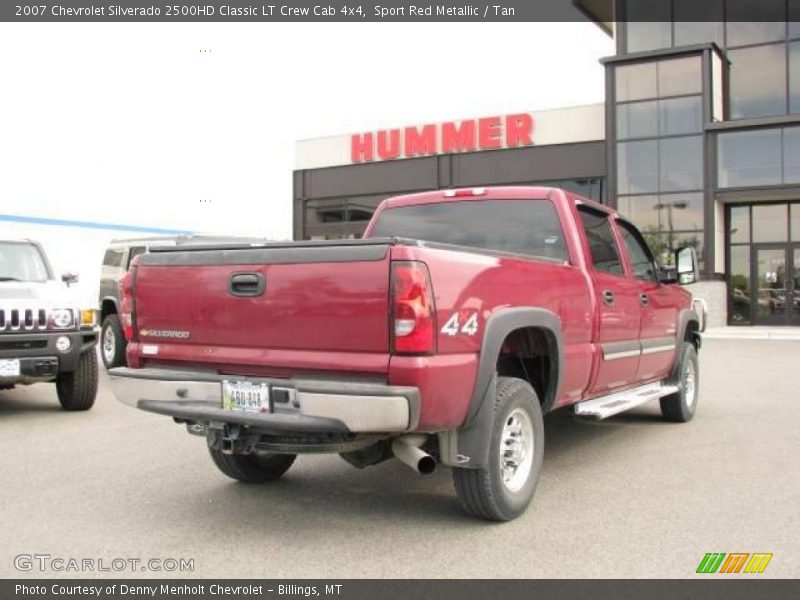 Sport Red Metallic / Tan 2007 Chevrolet Silverado 2500HD Classic LT Crew Cab 4x4