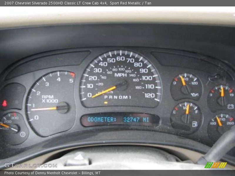Sport Red Metallic / Tan 2007 Chevrolet Silverado 2500HD Classic LT Crew Cab 4x4