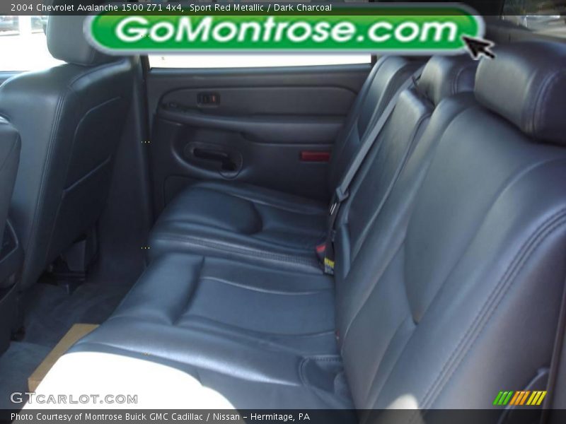 Sport Red Metallic / Dark Charcoal 2004 Chevrolet Avalanche 1500 Z71 4x4
