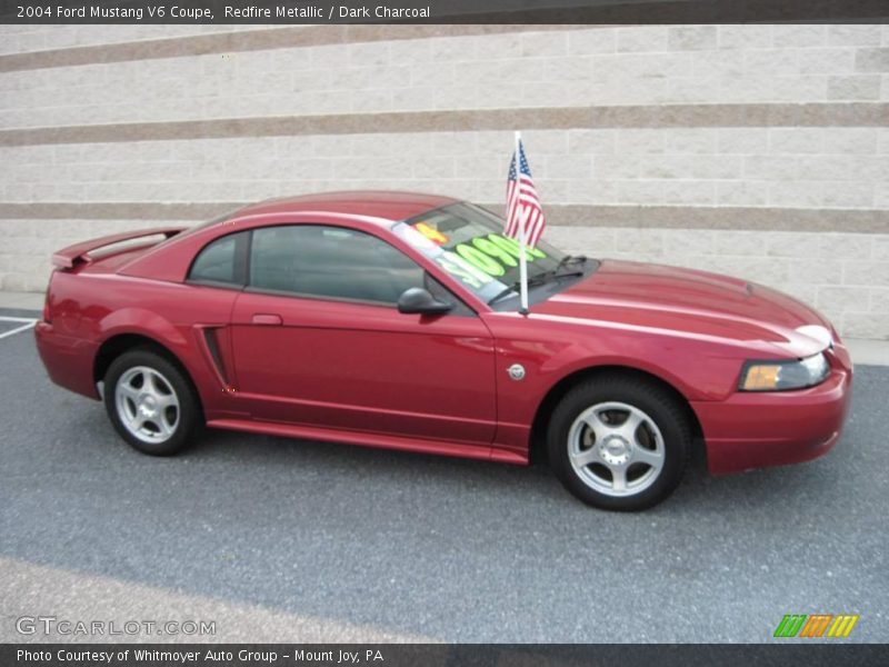 Redfire Metallic / Dark Charcoal 2004 Ford Mustang V6 Coupe