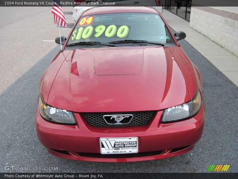 Redfire Metallic / Dark Charcoal 2004 Ford Mustang V6 Coupe