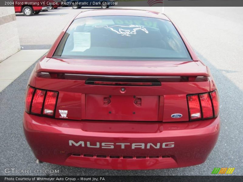 Redfire Metallic / Dark Charcoal 2004 Ford Mustang V6 Coupe