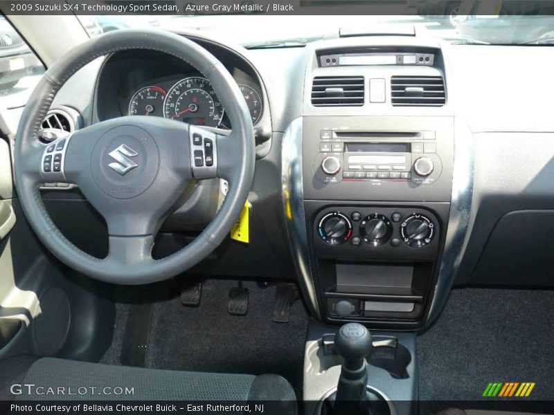 Azure Gray Metallic / Black 2009 Suzuki SX4 Technology Sport Sedan