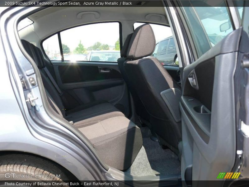 Azure Gray Metallic / Black 2009 Suzuki SX4 Technology Sport Sedan