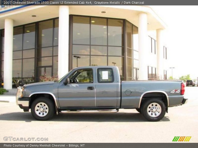 Graystone Metallic / Dark Charcoal 2007 Chevrolet Silverado 1500 Classic LS Extended Cab 4x4
