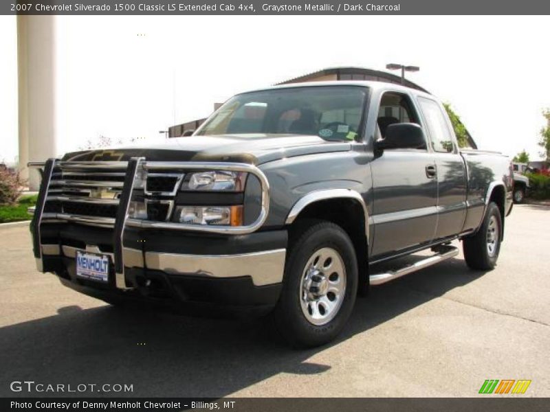 Graystone Metallic / Dark Charcoal 2007 Chevrolet Silverado 1500 Classic LS Extended Cab 4x4