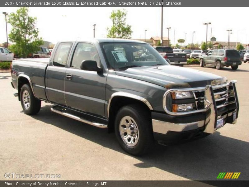 Graystone Metallic / Dark Charcoal 2007 Chevrolet Silverado 1500 Classic LS Extended Cab 4x4