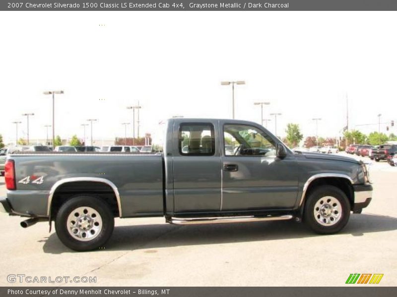 Graystone Metallic / Dark Charcoal 2007 Chevrolet Silverado 1500 Classic LS Extended Cab 4x4