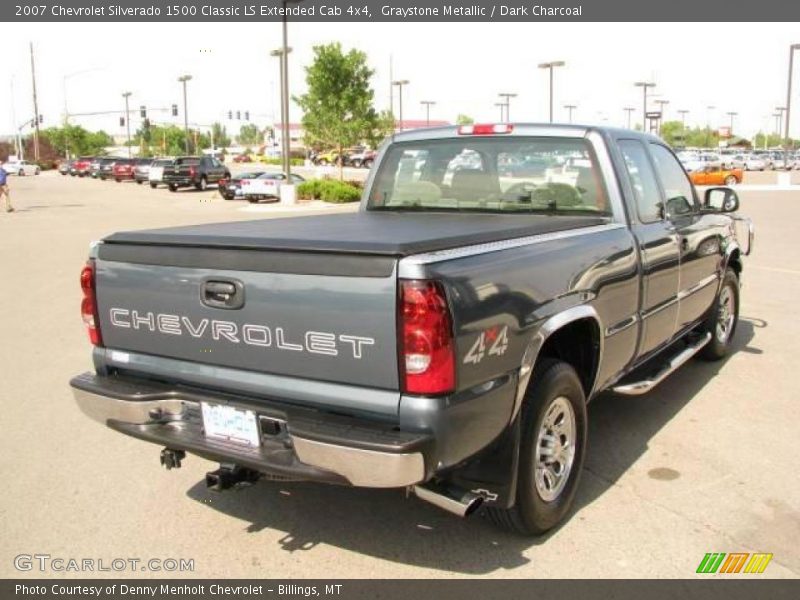 Graystone Metallic / Dark Charcoal 2007 Chevrolet Silverado 1500 Classic LS Extended Cab 4x4