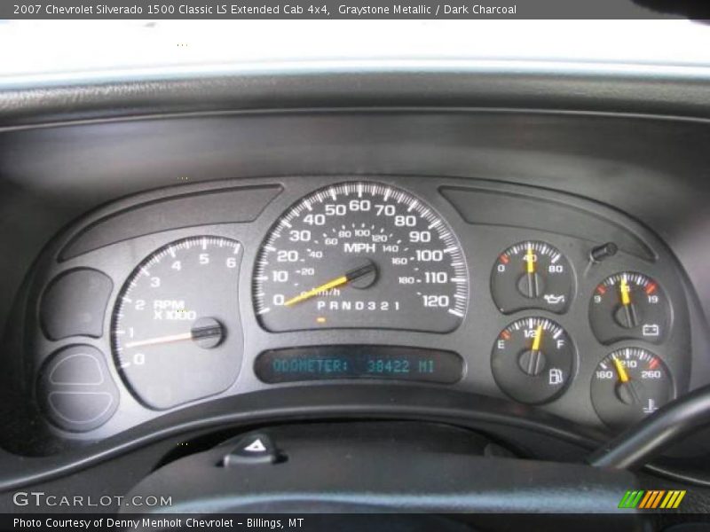Graystone Metallic / Dark Charcoal 2007 Chevrolet Silverado 1500 Classic LS Extended Cab 4x4