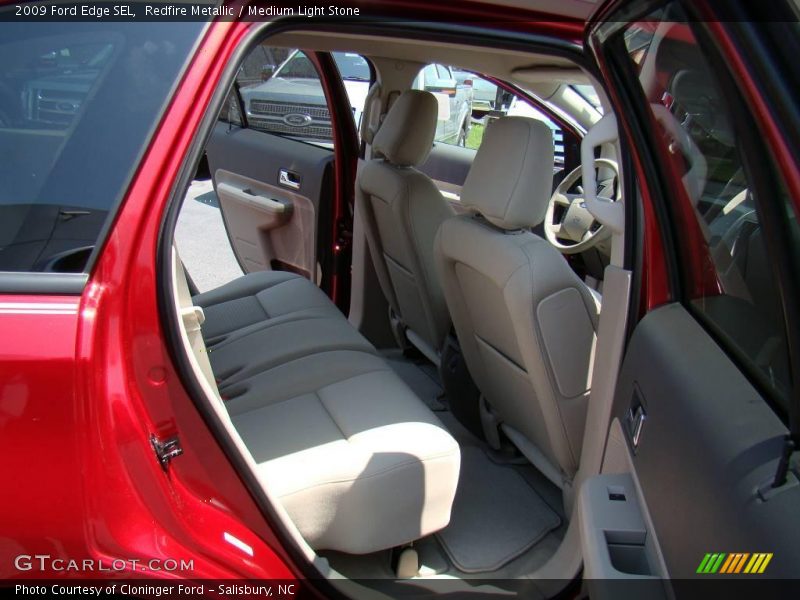 Redfire Metallic / Medium Light Stone 2009 Ford Edge SEL