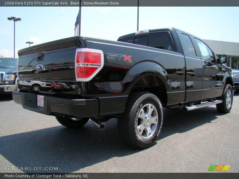 Black / Stone/Medium Stone 2009 Ford F150 STX SuperCab 4x4