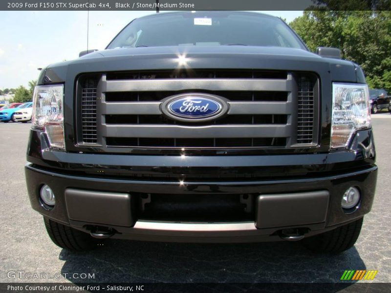 Black / Stone/Medium Stone 2009 Ford F150 STX SuperCab 4x4