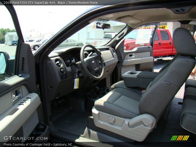 Black / Stone/Medium Stone 2009 Ford F150 STX SuperCab 4x4