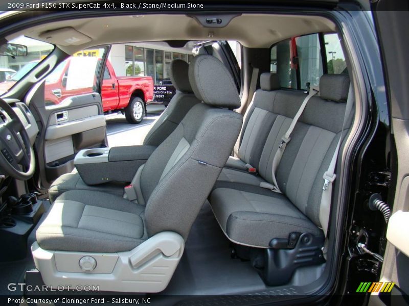 Black / Stone/Medium Stone 2009 Ford F150 STX SuperCab 4x4