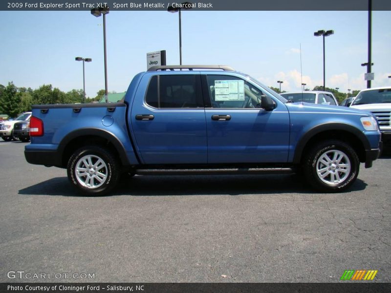 Sport Blue Metallic / Charcoal Black 2009 Ford Explorer Sport Trac XLT